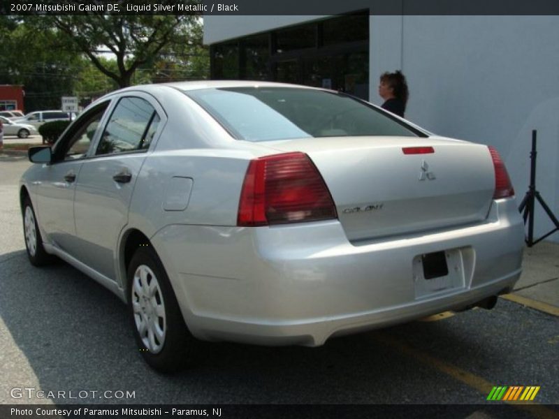 Liquid Silver Metallic / Black 2007 Mitsubishi Galant DE