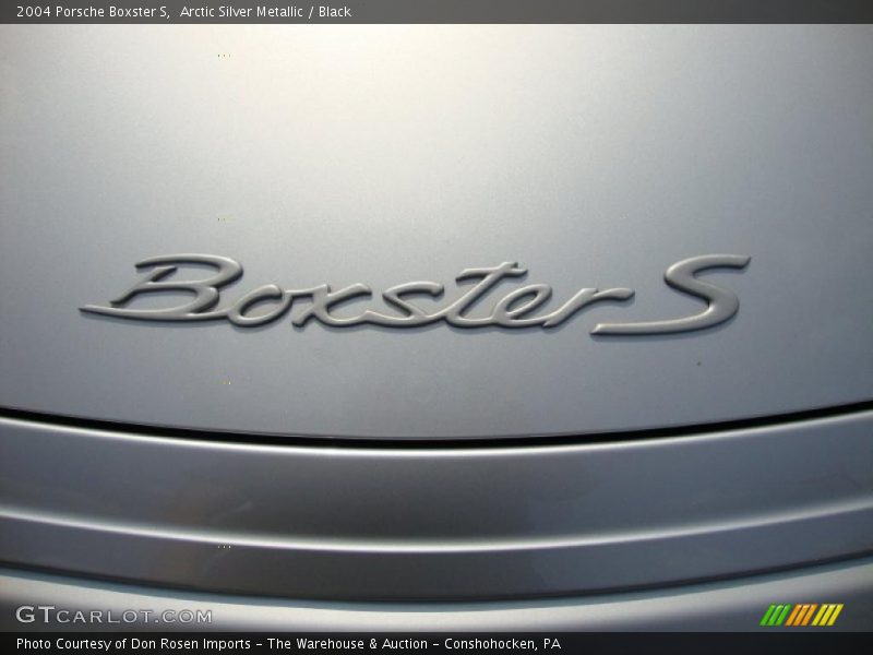 Arctic Silver Metallic / Black 2004 Porsche Boxster S