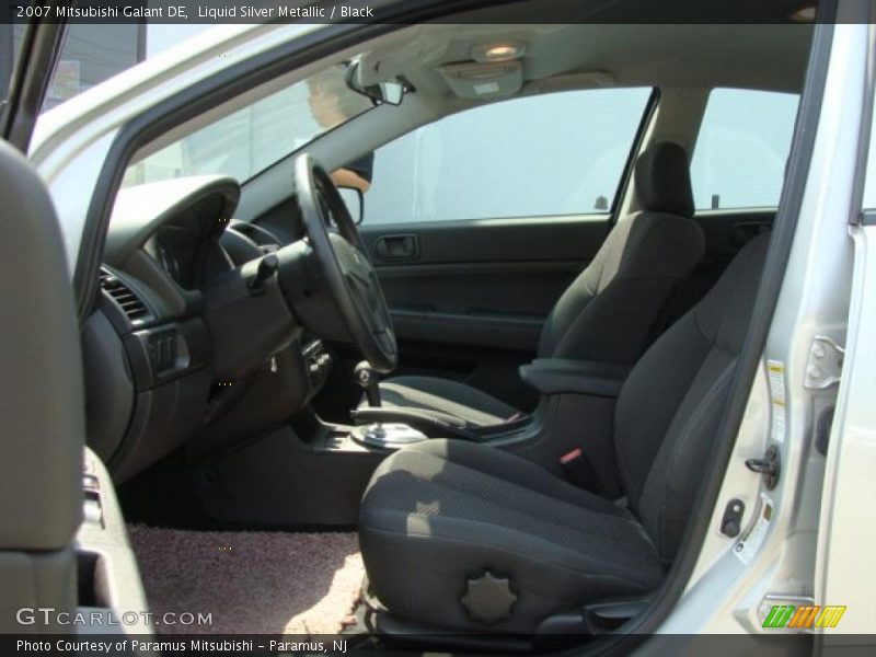Liquid Silver Metallic / Black 2007 Mitsubishi Galant DE