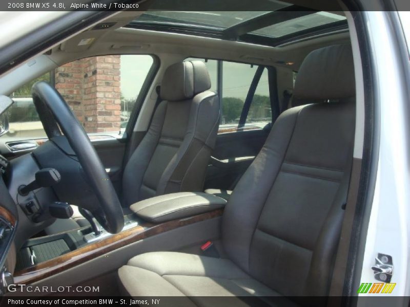 Alpine White / Tobacco 2008 BMW X5 4.8i