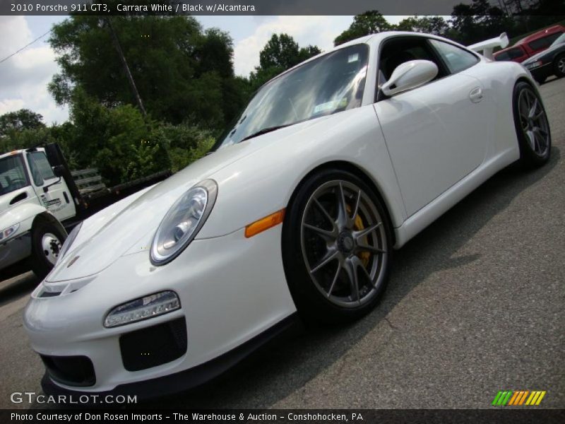 Carrara White / Black w/Alcantara 2010 Porsche 911 GT3