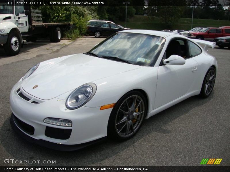 Carrara White / Black w/Alcantara 2010 Porsche 911 GT3