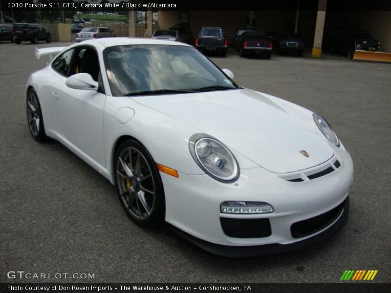 Carrara White / Black w/Alcantara 2010 Porsche 911 GT3