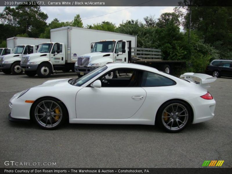 Carrara White / Black w/Alcantara 2010 Porsche 911 GT3