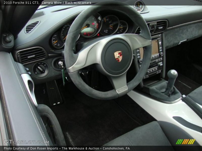 Carrara White / Black w/Alcantara 2010 Porsche 911 GT3