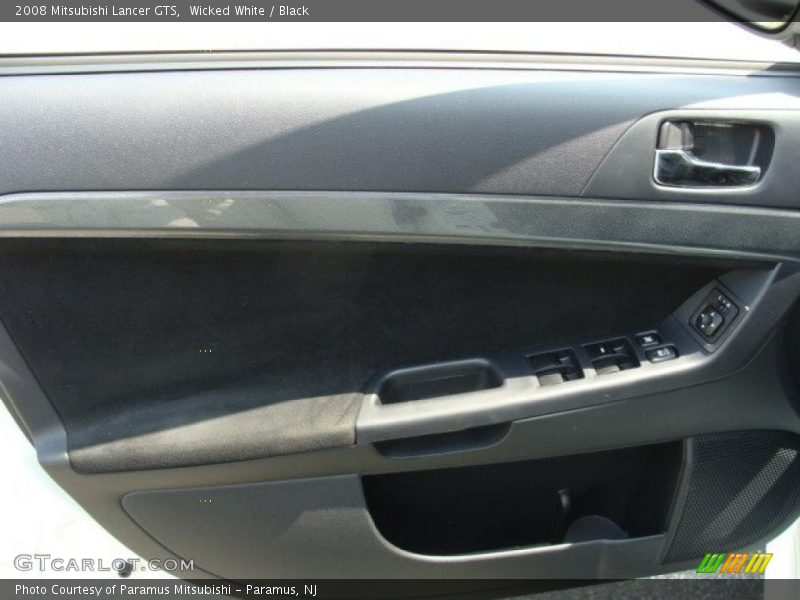 Wicked White / Black 2008 Mitsubishi Lancer GTS