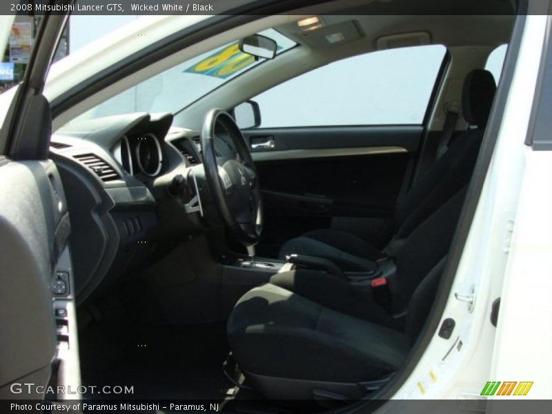 Wicked White / Black 2008 Mitsubishi Lancer GTS