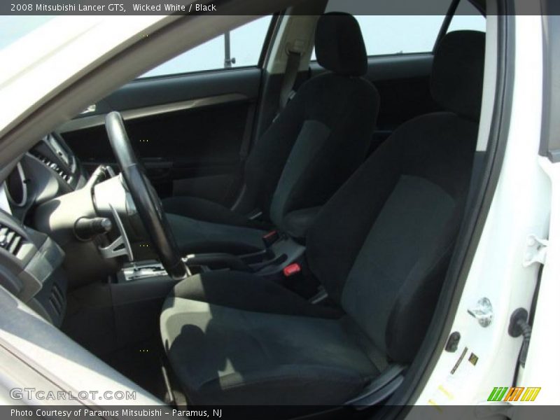 Wicked White / Black 2008 Mitsubishi Lancer GTS