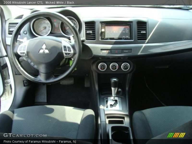 Wicked White / Black 2008 Mitsubishi Lancer GTS