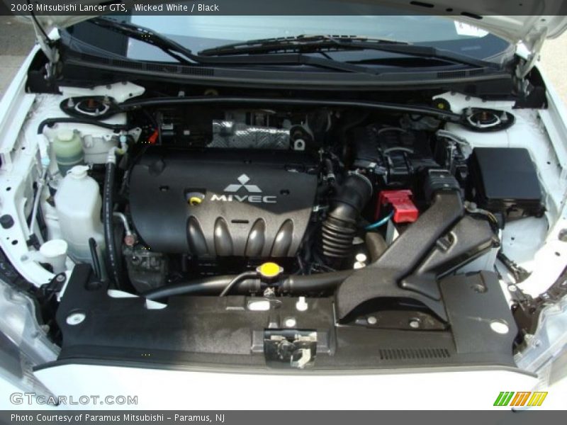 Wicked White / Black 2008 Mitsubishi Lancer GTS