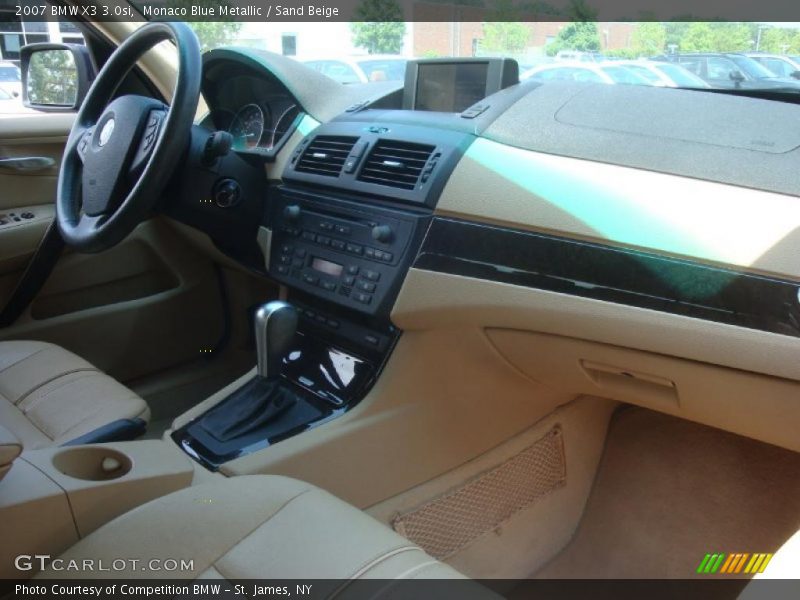 Monaco Blue Metallic / Sand Beige 2007 BMW X3 3.0si