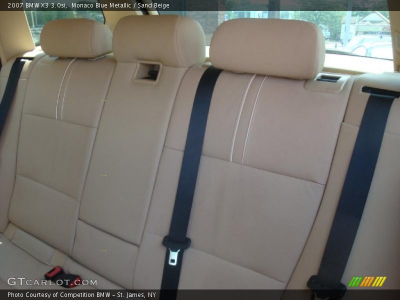 Monaco Blue Metallic / Sand Beige 2007 BMW X3 3.0si