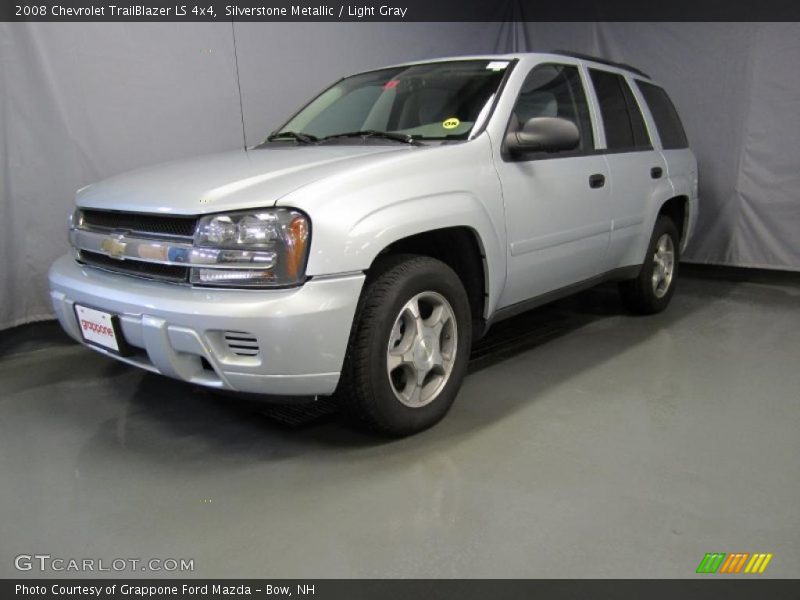 Silverstone Metallic / Light Gray 2008 Chevrolet TrailBlazer LS 4x4