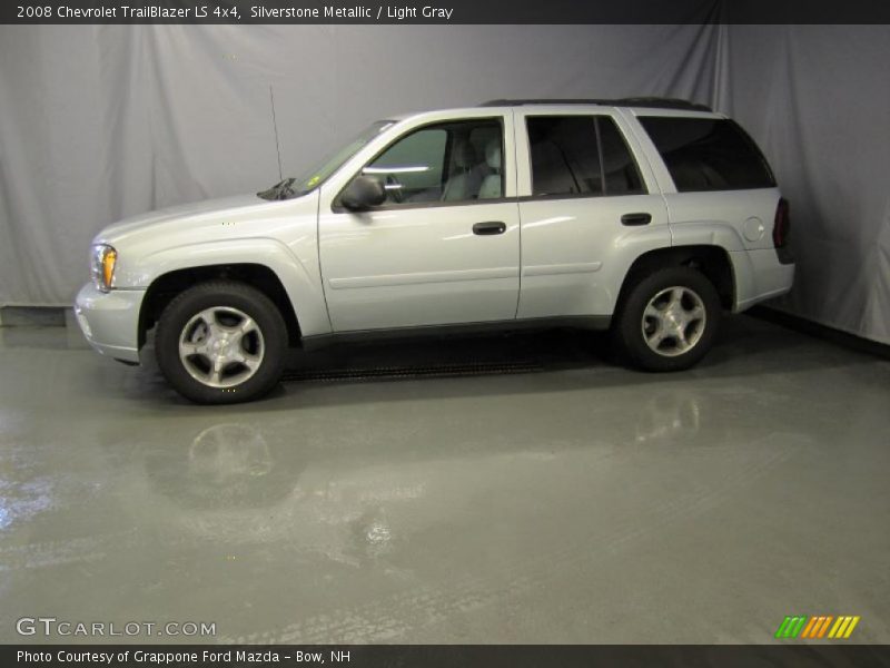 Silverstone Metallic / Light Gray 2008 Chevrolet TrailBlazer LS 4x4