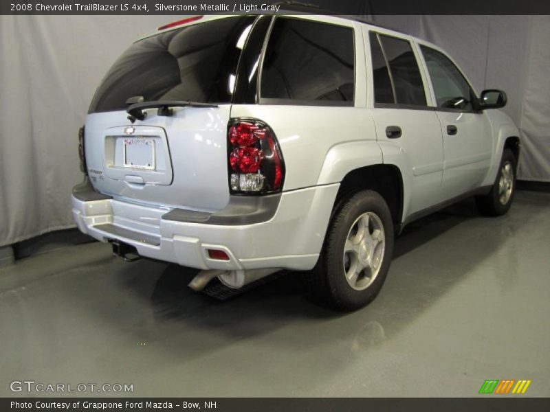 Silverstone Metallic / Light Gray 2008 Chevrolet TrailBlazer LS 4x4