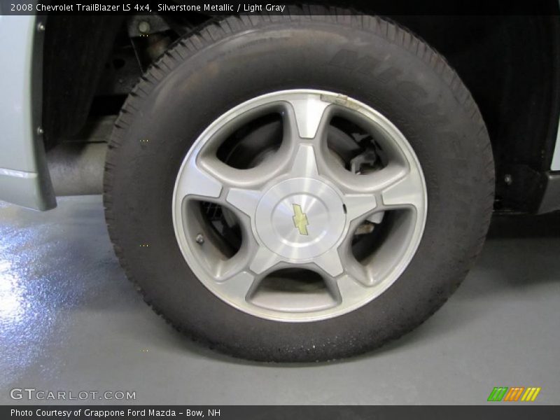 Silverstone Metallic / Light Gray 2008 Chevrolet TrailBlazer LS 4x4