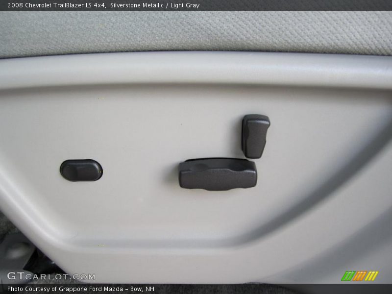 Silverstone Metallic / Light Gray 2008 Chevrolet TrailBlazer LS 4x4