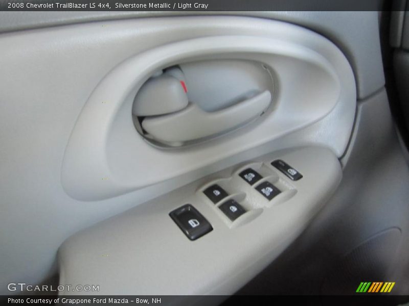 Silverstone Metallic / Light Gray 2008 Chevrolet TrailBlazer LS 4x4