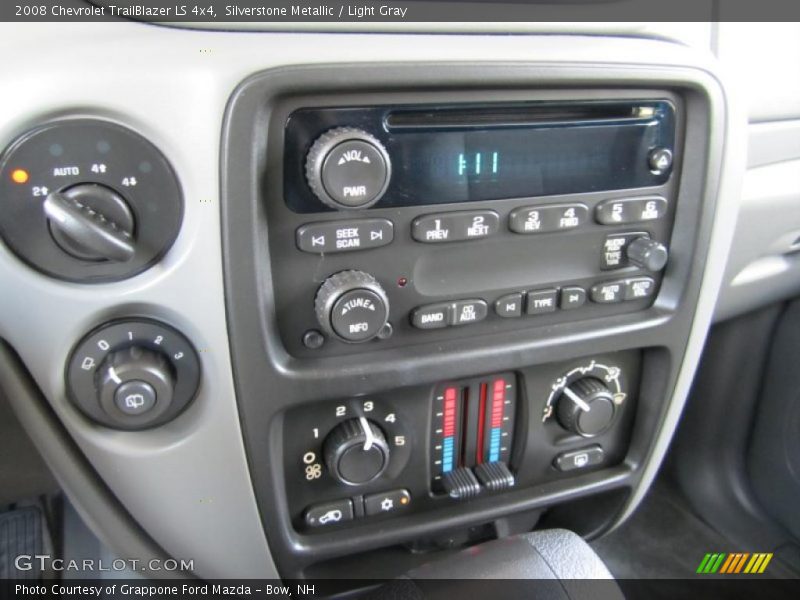 Silverstone Metallic / Light Gray 2008 Chevrolet TrailBlazer LS 4x4