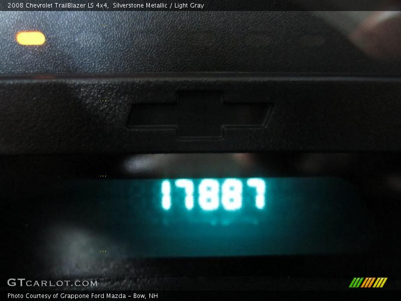 Silverstone Metallic / Light Gray 2008 Chevrolet TrailBlazer LS 4x4