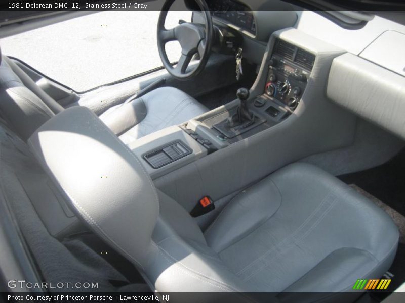  1981 DMC-12  Gray Interior