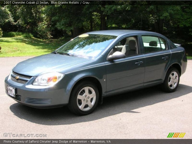Blue Granite Metallic / Gray 2007 Chevrolet Cobalt LS Sedan
