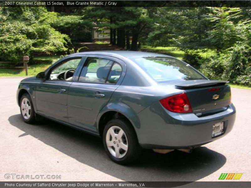 Blue Granite Metallic / Gray 2007 Chevrolet Cobalt LS Sedan
