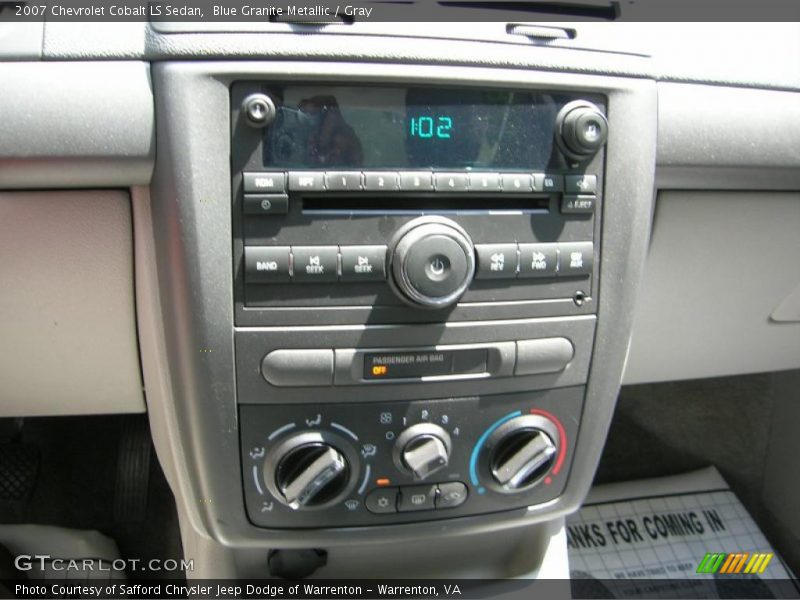 Blue Granite Metallic / Gray 2007 Chevrolet Cobalt LS Sedan