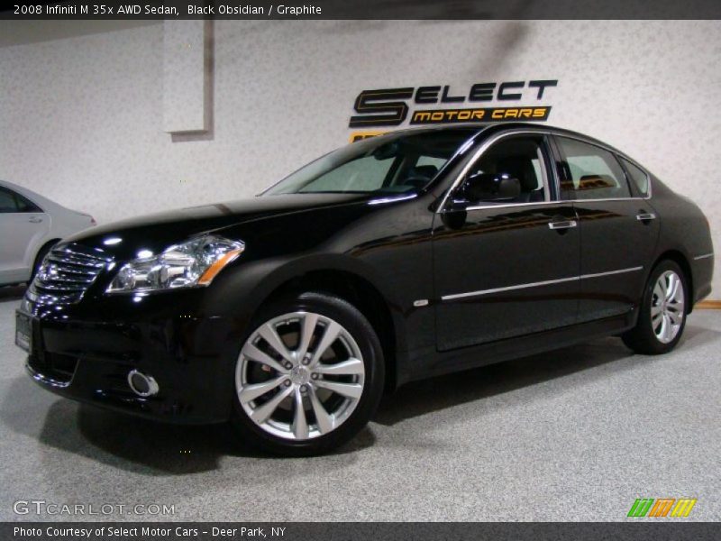 Black Obsidian / Graphite 2008 Infiniti M 35x AWD Sedan