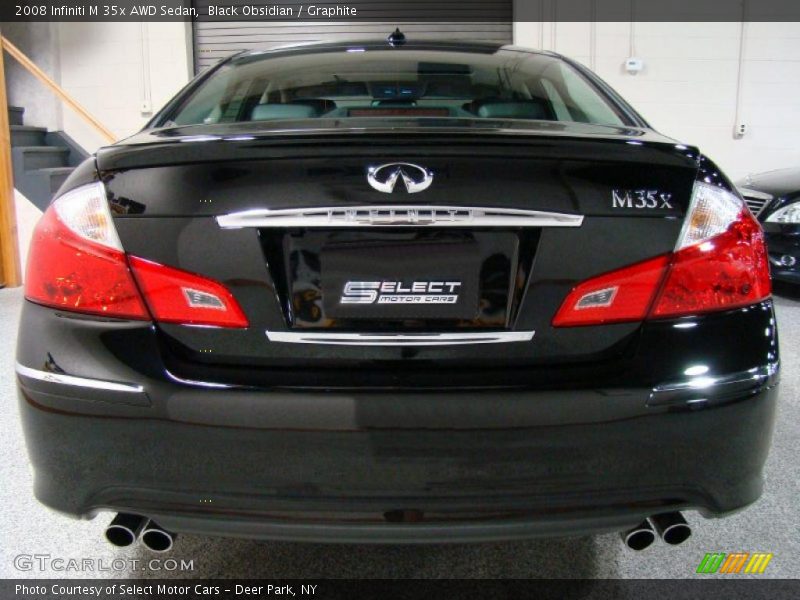 Black Obsidian / Graphite 2008 Infiniti M 35x AWD Sedan