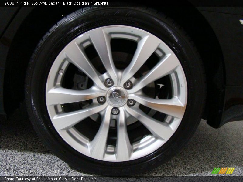 Black Obsidian / Graphite 2008 Infiniti M 35x AWD Sedan