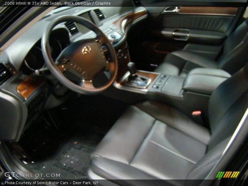 Black Obsidian / Graphite 2008 Infiniti M 35x AWD Sedan