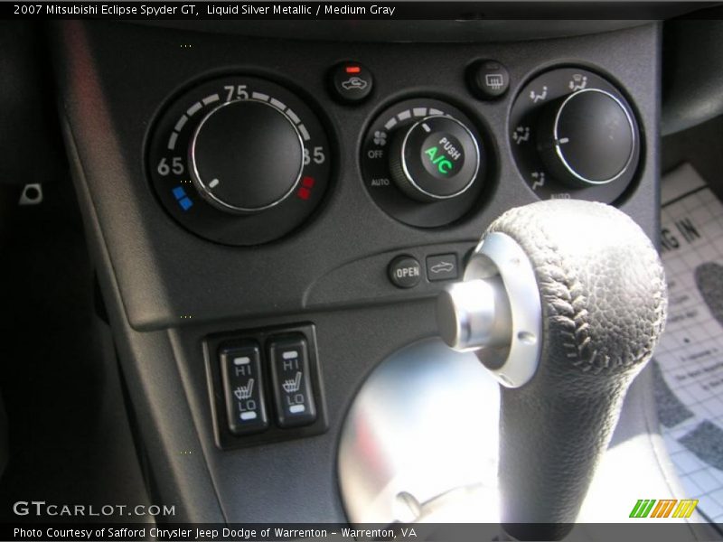 Liquid Silver Metallic / Medium Gray 2007 Mitsubishi Eclipse Spyder GT