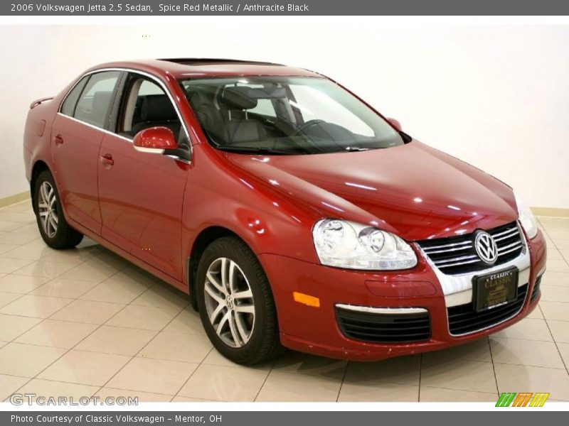 Spice Red Metallic / Anthracite Black 2006 Volkswagen Jetta 2.5 Sedan