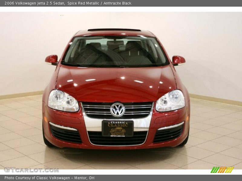 Spice Red Metallic / Anthracite Black 2006 Volkswagen Jetta 2.5 Sedan