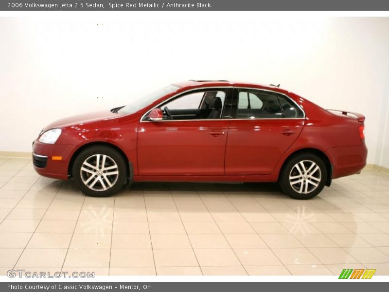 Spice Red Metallic / Anthracite Black 2006 Volkswagen Jetta 2.5 Sedan