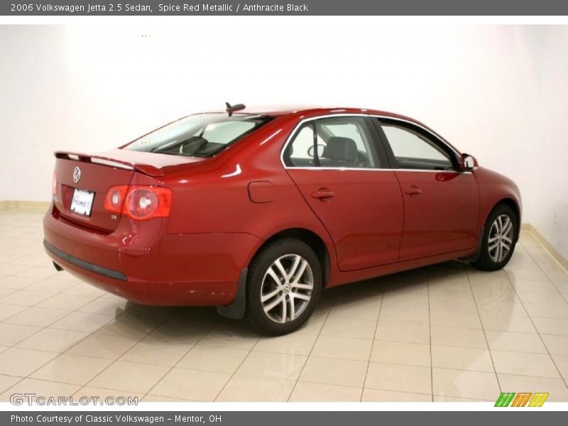Spice Red Metallic / Anthracite Black 2006 Volkswagen Jetta 2.5 Sedan