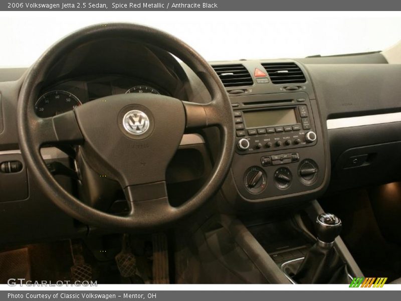 Spice Red Metallic / Anthracite Black 2006 Volkswagen Jetta 2.5 Sedan
