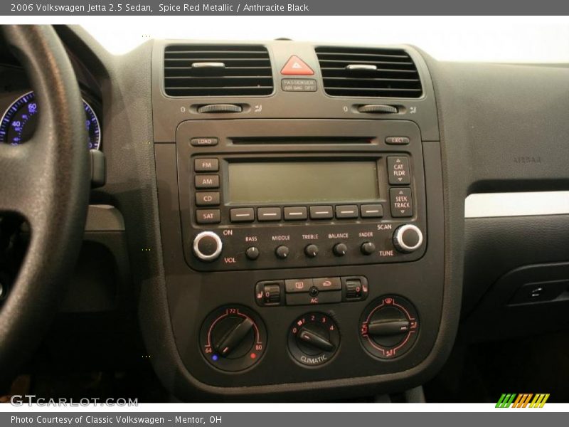 Spice Red Metallic / Anthracite Black 2006 Volkswagen Jetta 2.5 Sedan