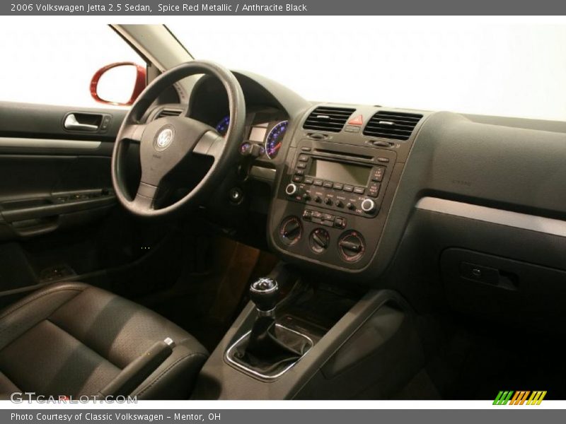 Spice Red Metallic / Anthracite Black 2006 Volkswagen Jetta 2.5 Sedan