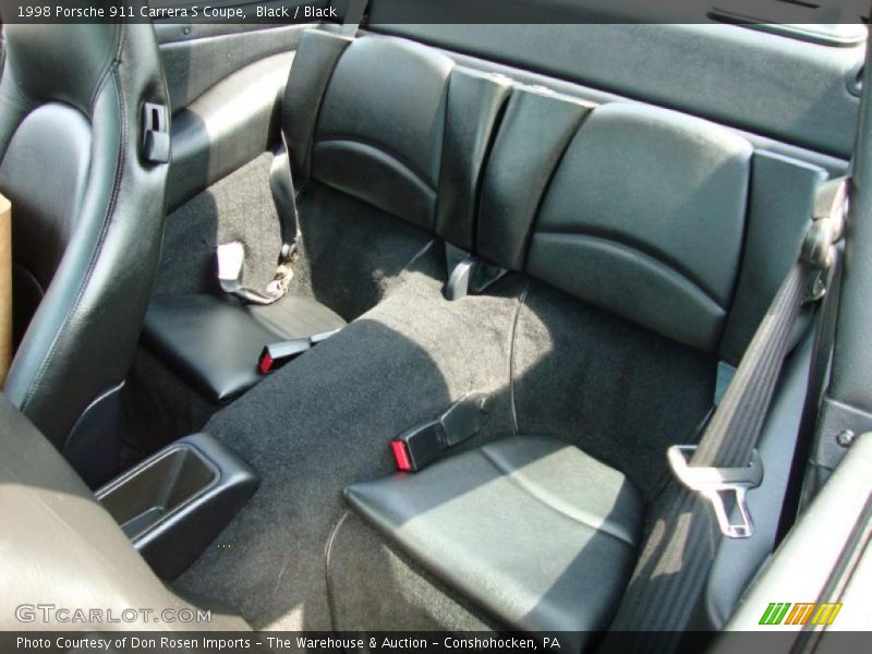Rear Seat of 1998 911 Carrera S Coupe