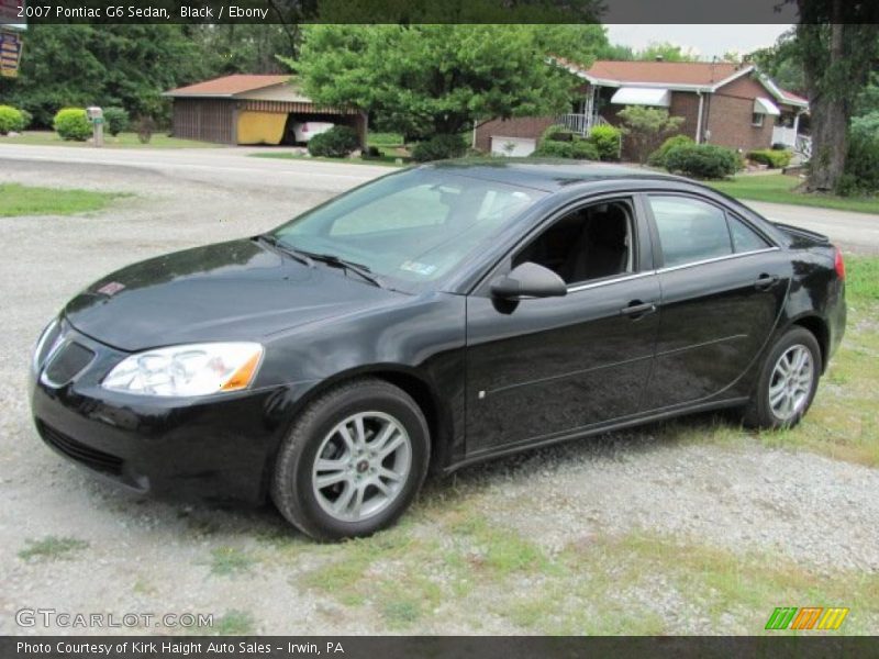 Black / Ebony 2007 Pontiac G6 Sedan