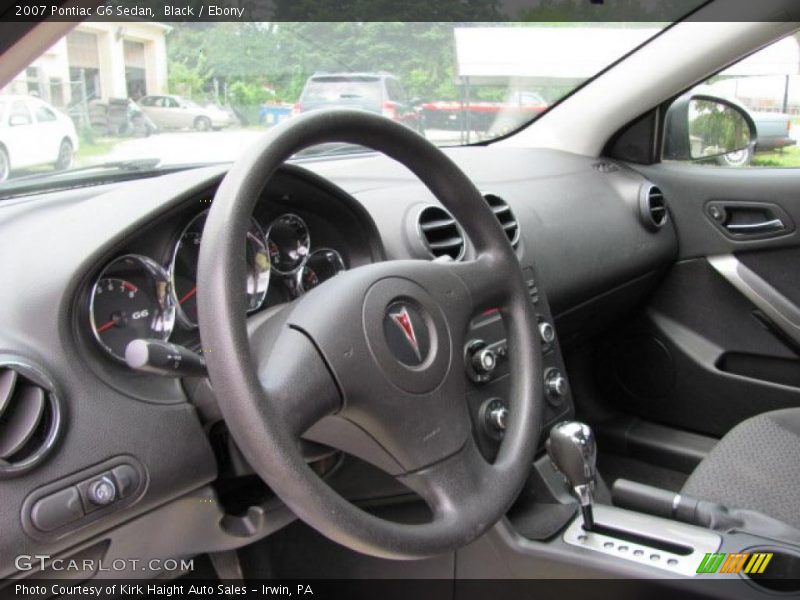 Black / Ebony 2007 Pontiac G6 Sedan