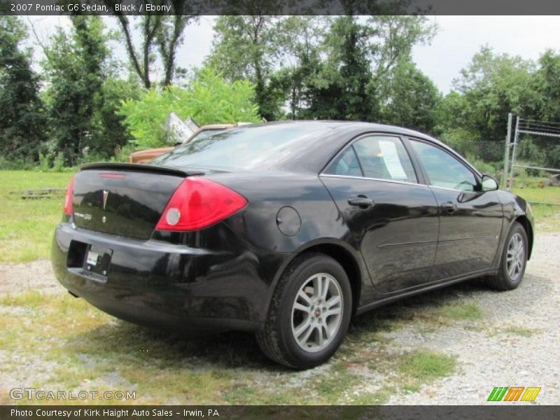 Black / Ebony 2007 Pontiac G6 Sedan