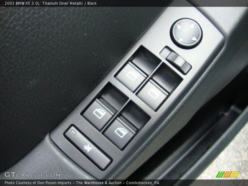 Titanium Silver Metallic / Black 2003 BMW X5 3.0i
