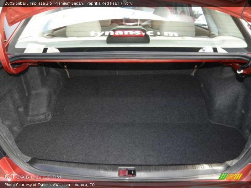 Paprika Red Pearl / Ivory 2009 Subaru Impreza 2.5i Premium Sedan