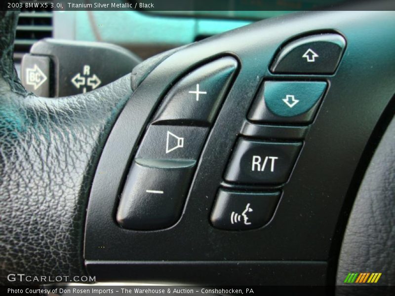 Titanium Silver Metallic / Black 2003 BMW X5 3.0i