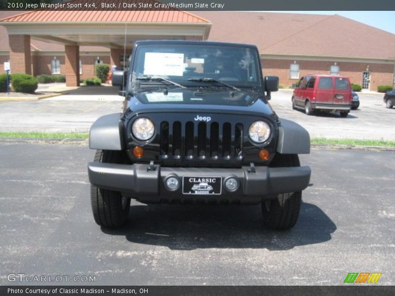 Black / Dark Slate Gray/Medium Slate Gray 2010 Jeep Wrangler Sport 4x4