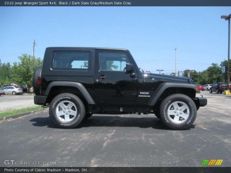 Black / Dark Slate Gray/Medium Slate Gray 2010 Jeep Wrangler Sport 4x4