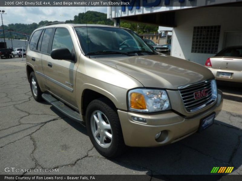 Sand Beige Metallic / Light Tan/Ebony Black 2006 GMC Envoy SLE 4x4